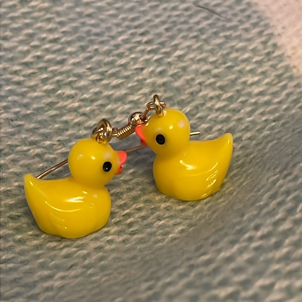 Duck Earrings